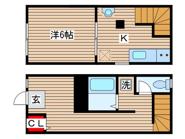 藤美ハウス３号棟の物件間取画像